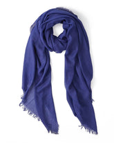 Lightweight Basic Scarf in Cobalt Blue